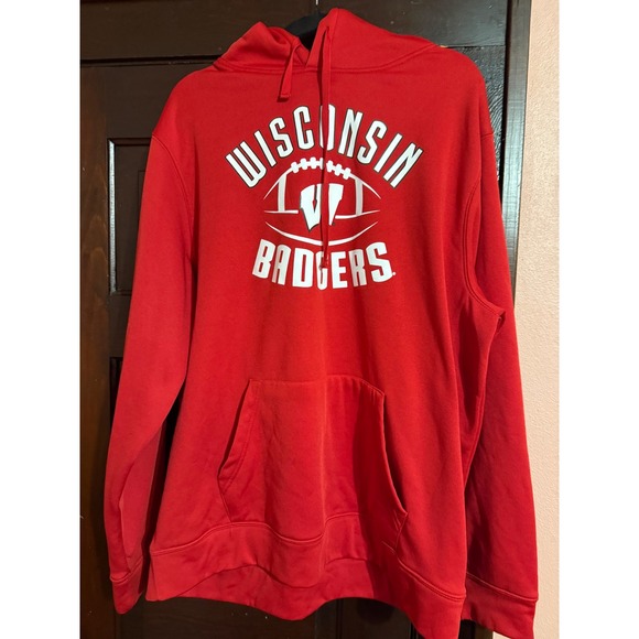Stadium Athletics Other - Stadium Athletics Wisconsin Badgers Hoodie Mens XXL Red Football Sweatshirt